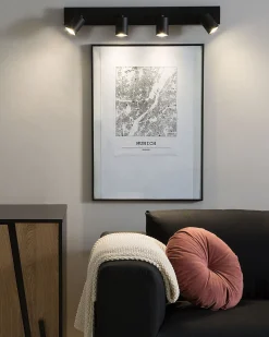 Candeeiro De Teto Preto Tigris