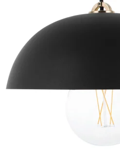 Candeeiro De Teto Preto Tordera