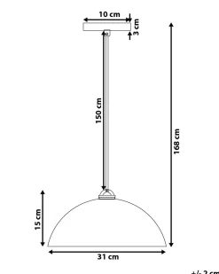 Candeeiro De Teto Preto Tordera