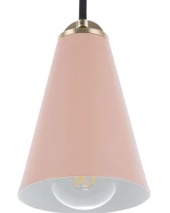 Candeeiro De Teto Rosa Cares