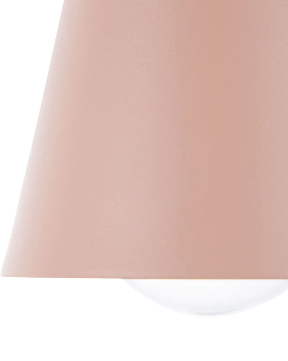 Candeeiro De Teto Rosa Cares