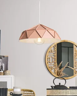 Candeeiro De Teto Rosa Senia