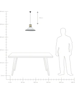 Candeeiro De Teto Suspenso Branco E Natural 188 Cm Mantua