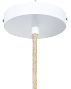 Candeeiro De Teto Suspenso Em Rattan Verde E Natural 167 Cm Luyano