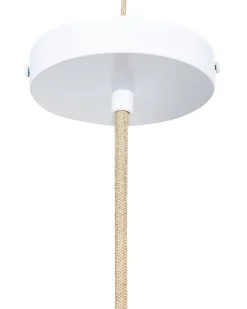 Candeeiro De Teto Suspenso Em Rattan Amarelo Natural 174 Cm Boeri