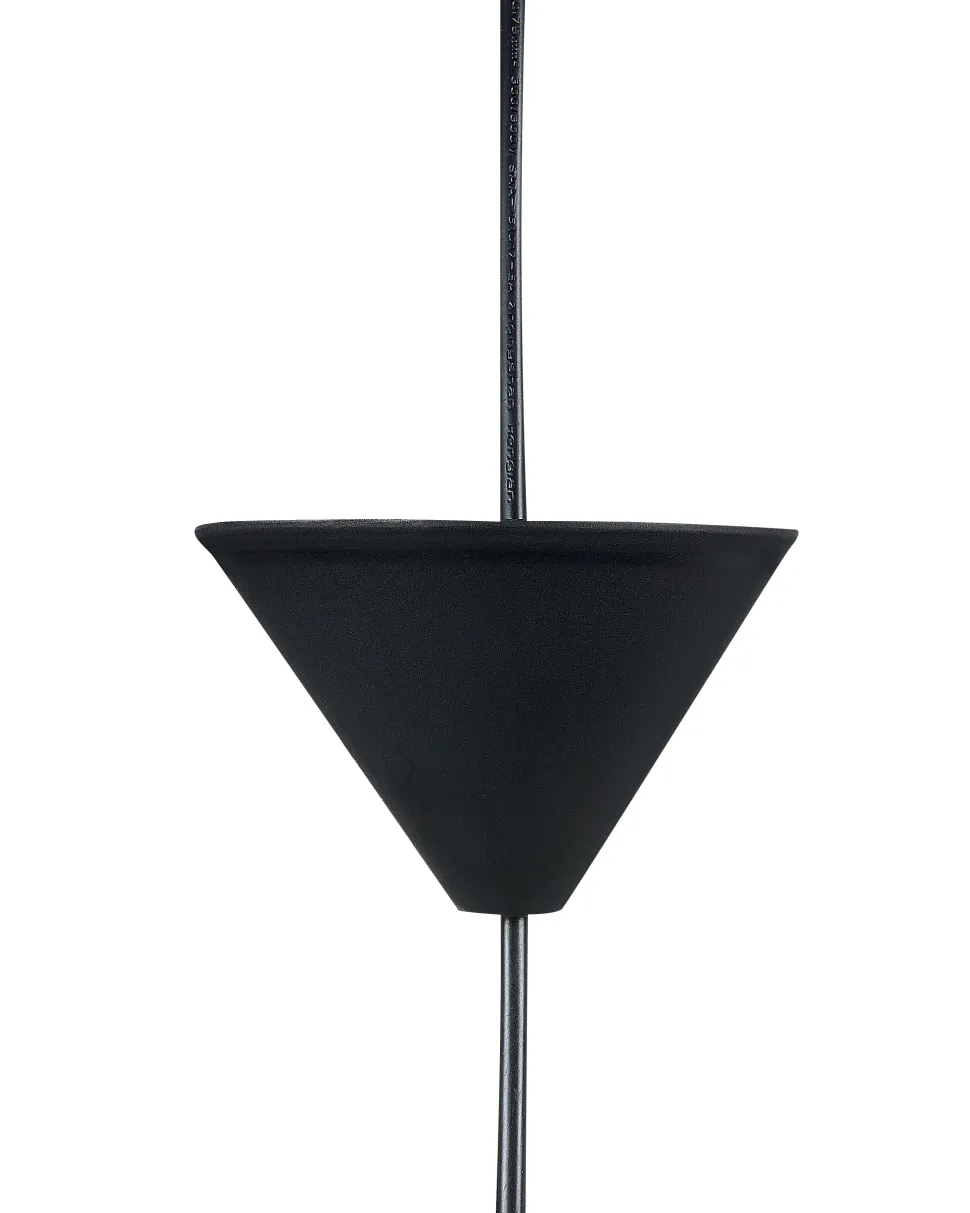 Candeeiro De Teto Suspenso Em Rattan Preto Natural 186 Cm Boeri