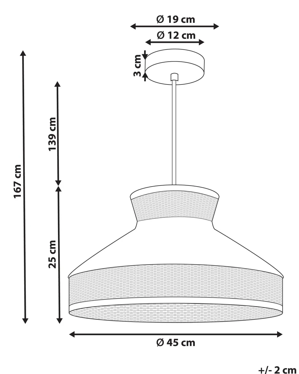 Candeeiro De Teto Suspenso Em Rattan Amarelo E Natural Batali