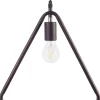 Candeeiro De Teto Triangular De Metal Castanho Juruena