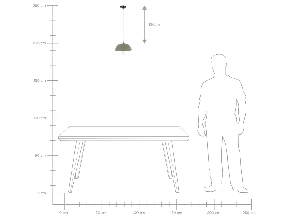 Candeeiro De Teto Verde Esera