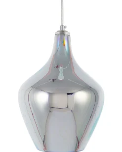 Candeeiro De Teto Vidro Fumado Multicolor Soana