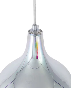 Candeeiro De Teto Vidro Fumado Multicolor Soana