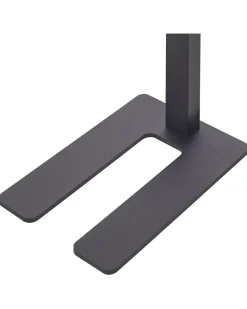 Candeeiro Led De Pe Em Metal Preto 197 Cm Taurus