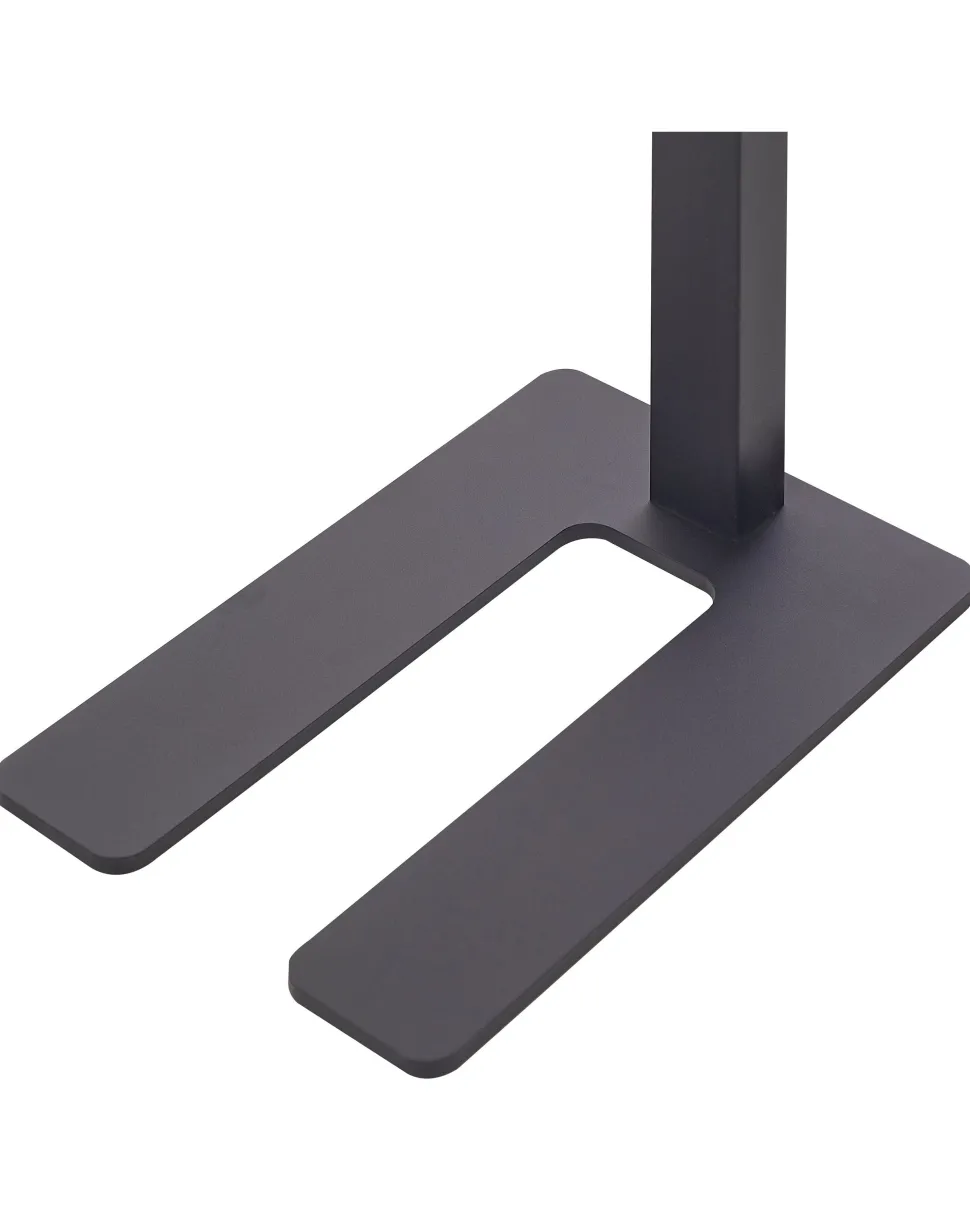 Candeeiro Led De Pe Em Metal Preto 197 Cm Taurus