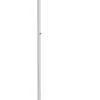 Candeeiro Led De Pe Em Metal Branco 197 Cm Taurus