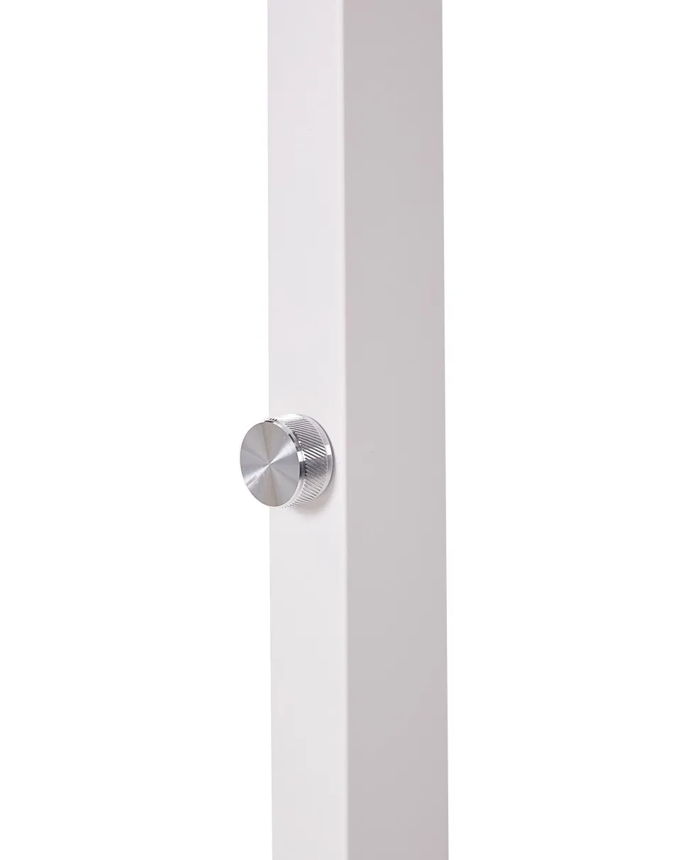 Candeeiro Led De Pe Em Metal Branco 197 Cm Taurus