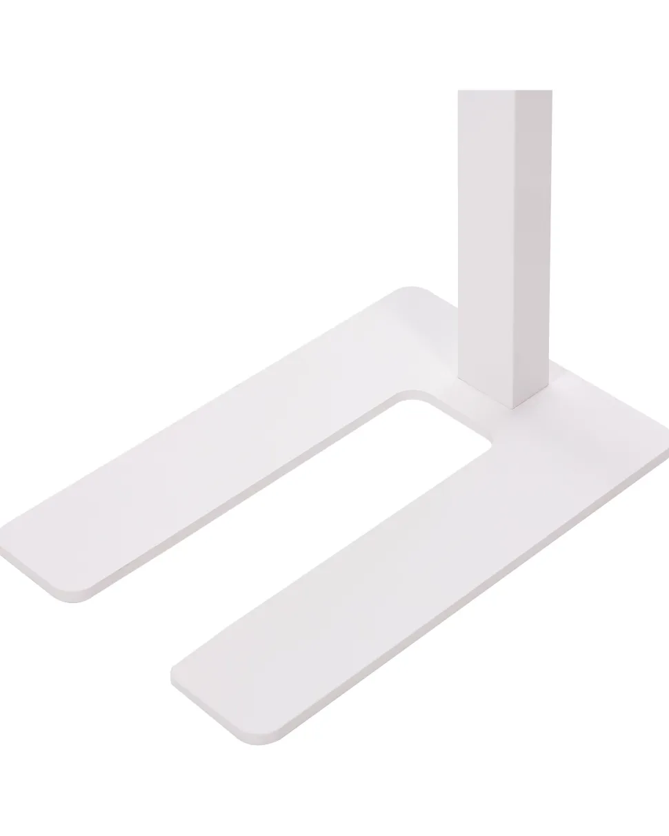 Candeeiro Led De Pe Em Metal Branco 197 Cm Taurus