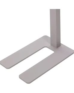 Candeeiro Led De Pe Em Metal Prateado 197 Cm Taurus