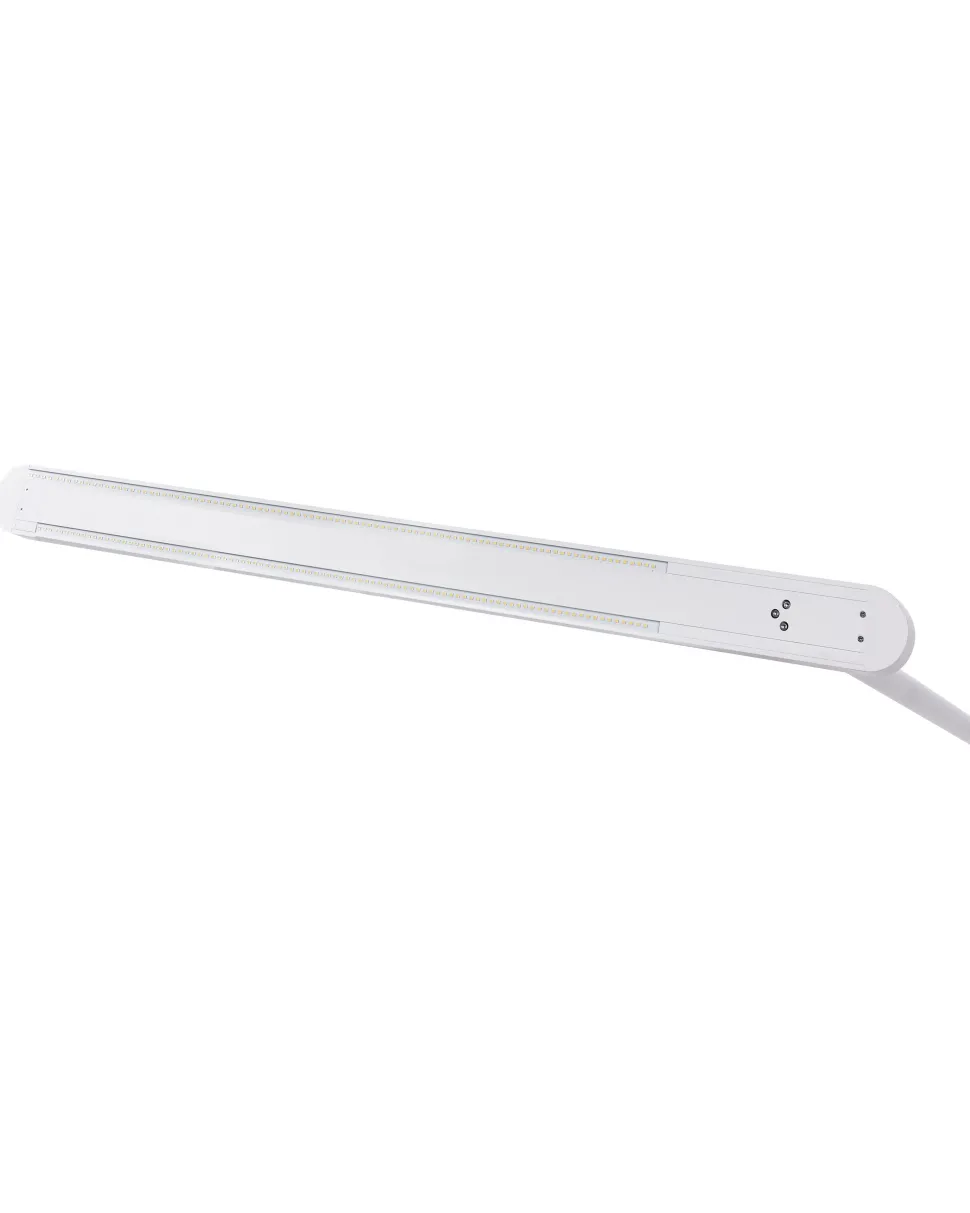 Candeeiro Led De Pe Em Metal Branco 186 Cm Perseus