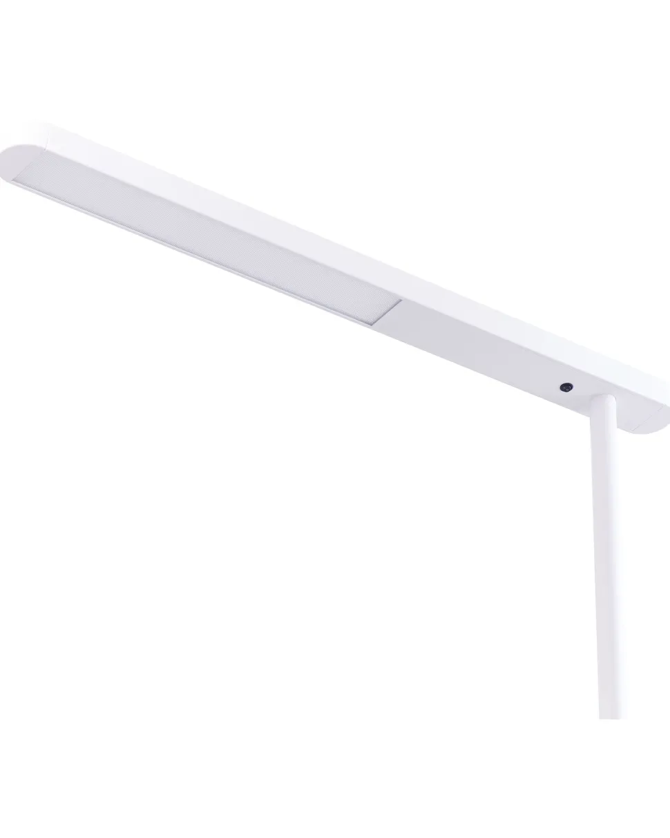 Candeeiro Led De Pe Em Metal Branco 186 Cm Perseus