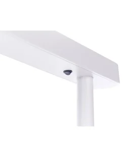 Candeeiro Led De Pe Em Metal Branco 186 Cm Perseus