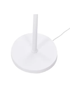 Candeeiro Led De Pe Em Metal Branco 186 Cm Perseus