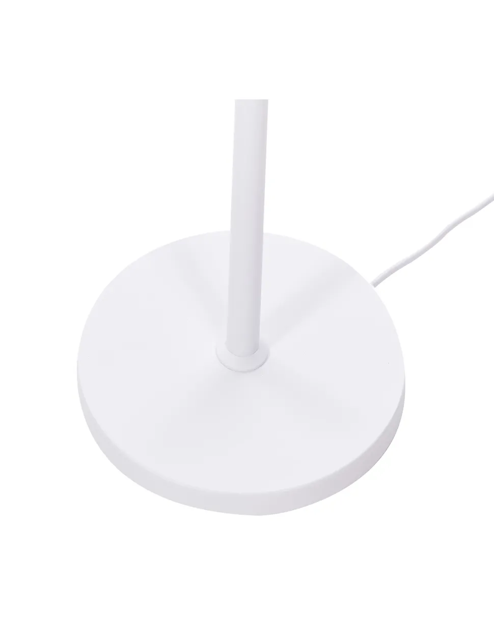 Candeeiro Led De Pe Em Metal Branco 186 Cm Perseus