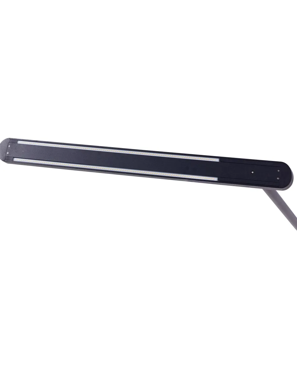 Candeeiro Led De Pe Em Metal Preto 186 Cm Perseus