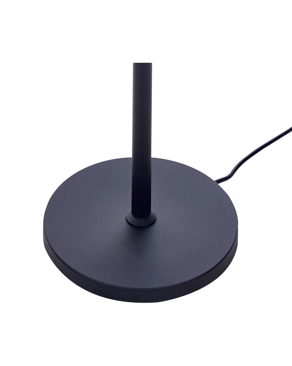 Candeeiro Led De Pe Em Metal Preto 186 Cm Perseus