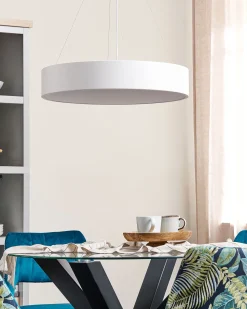 Candeeiro Led Em Metal Branco Balili