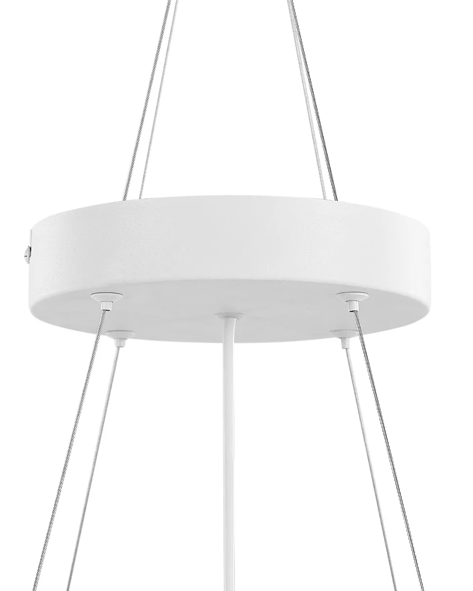 Candeeiro Led Em Metal Branco Balili