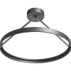 Candeeiro Led Em Metal Preto Agno