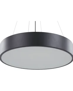 Candeeiro Led Em Metal Preto Balili