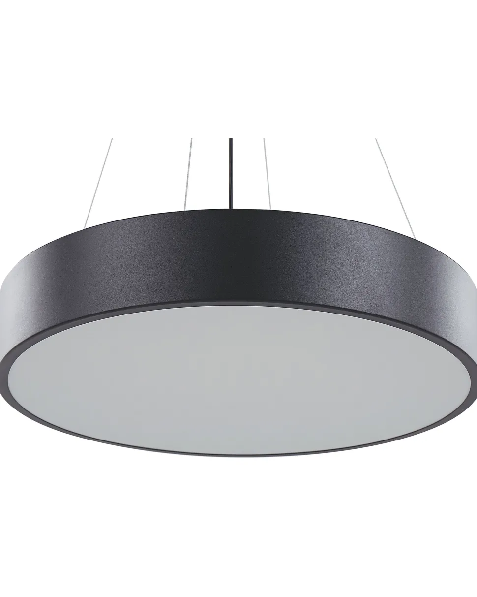 Candeeiro Led Em Metal Preto Balili