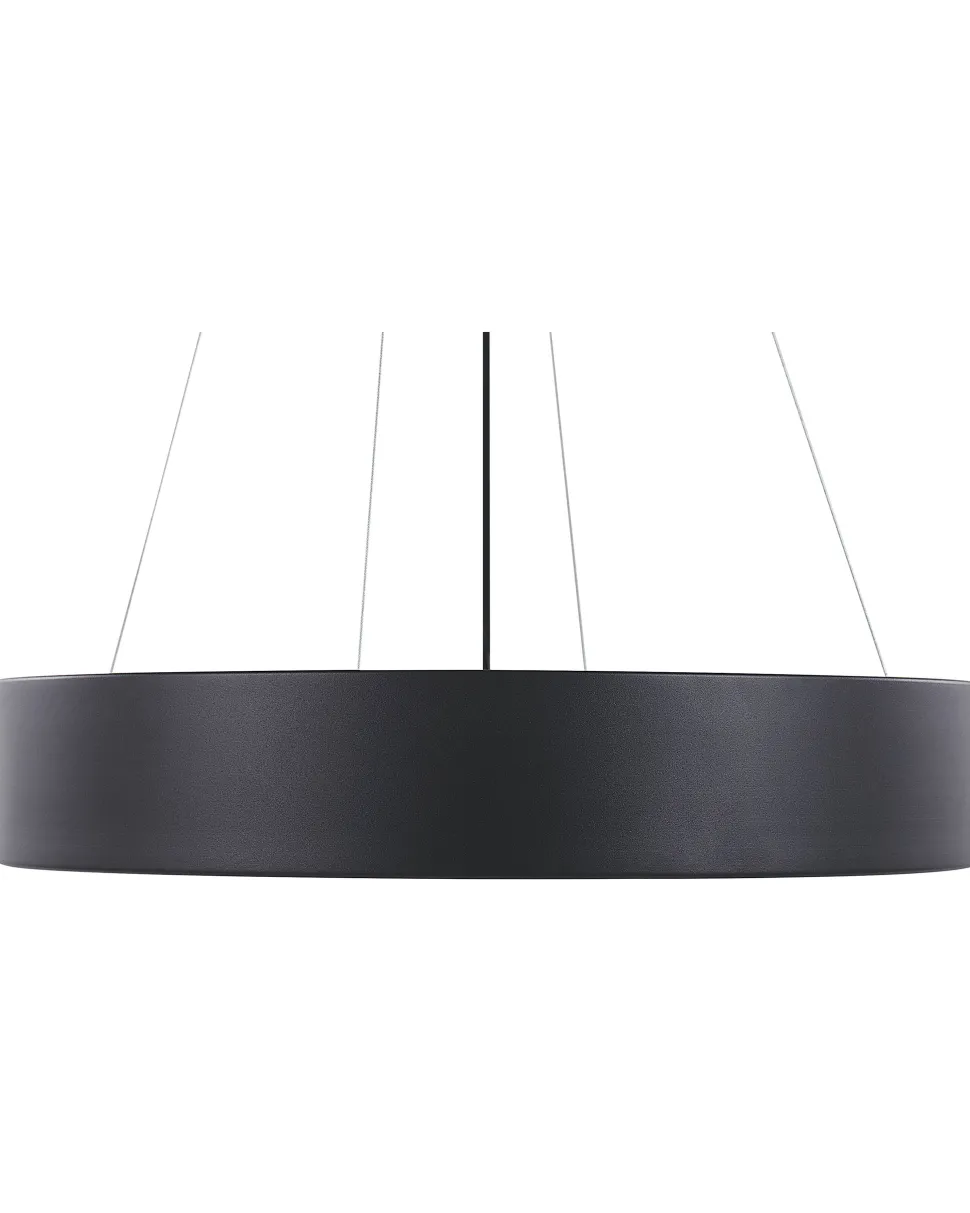 Candeeiro Led Em Metal Preto Balili