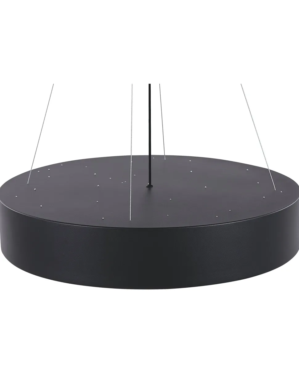Candeeiro Led Em Metal Preto Balili