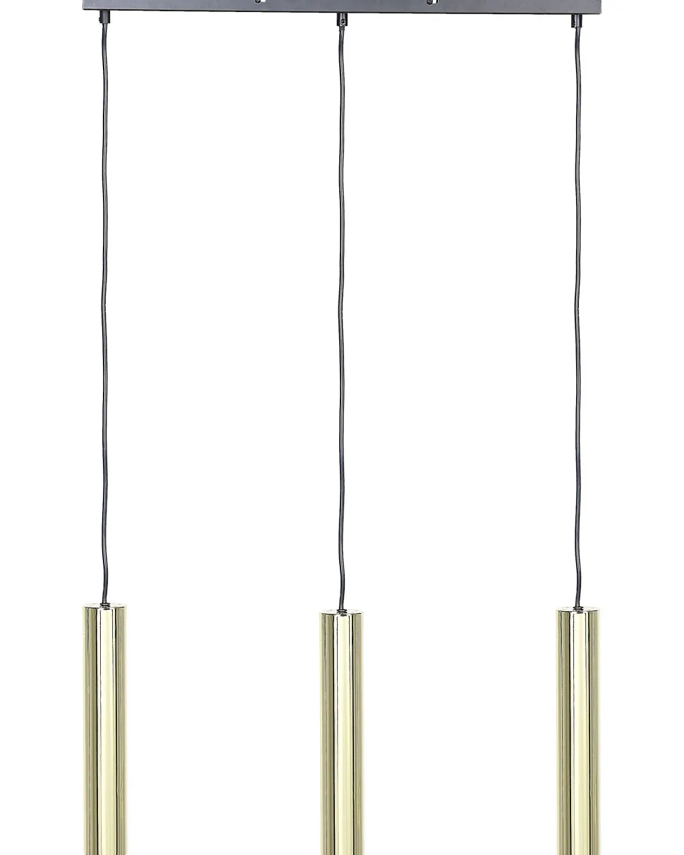 Candeeiro Suspenso Em Bronze 3 Luzes Brosna