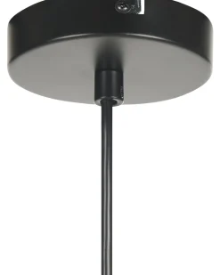 Candeeiro Suspenso Em Metal Preto E Dourado Doyles