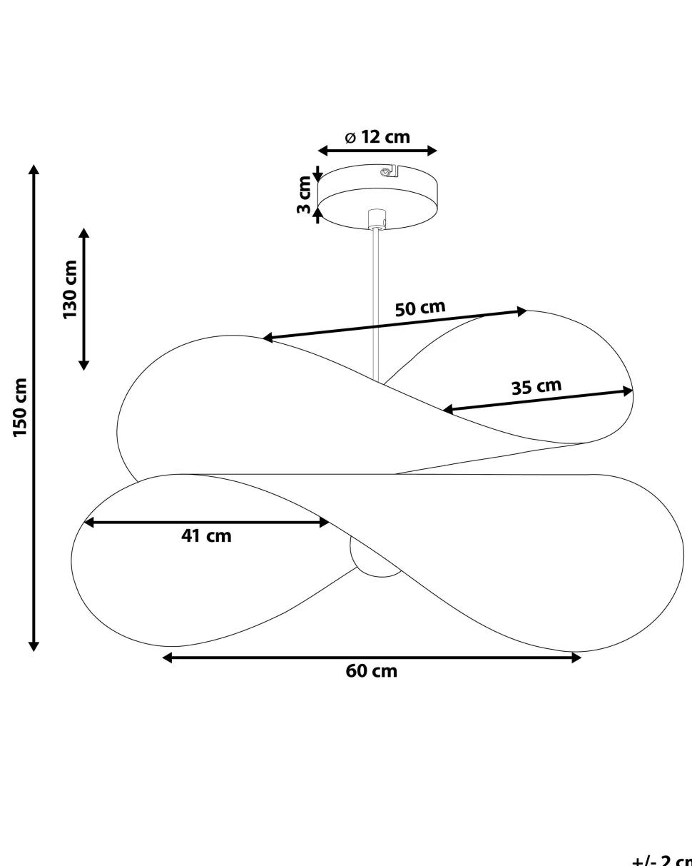 Candeeiro Suspenso Em Metal Preto E Dourado Doyles