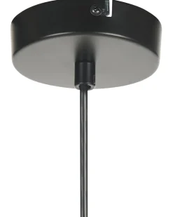 Candeeiro Suspenso Em Papel Natural E Preto Meroo