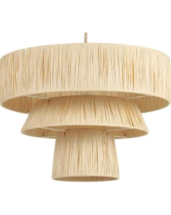 Candeeiro Suspenso Em Papel Natural Chambo