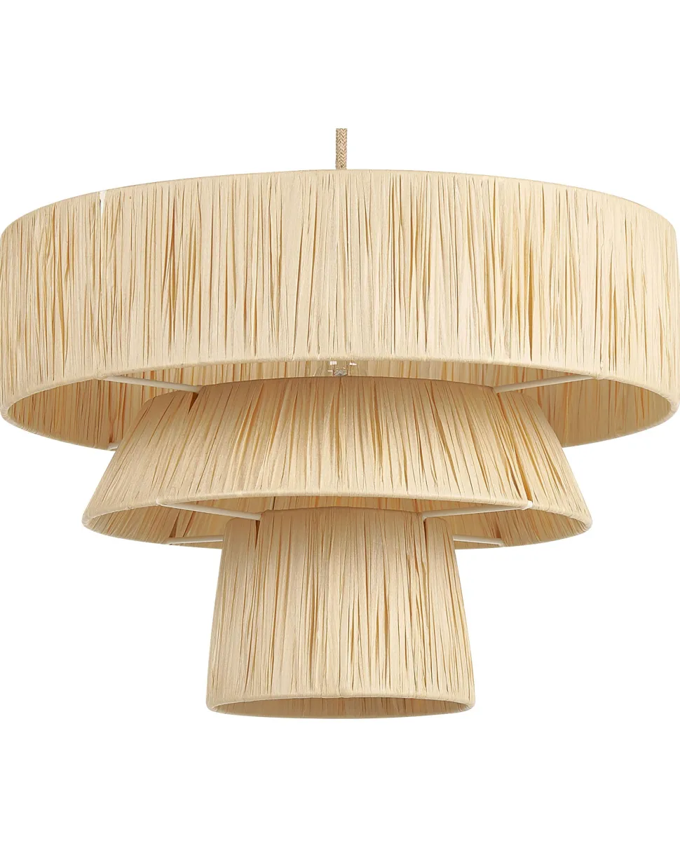 Candeeiro Suspenso Em Papel Natural Chambo