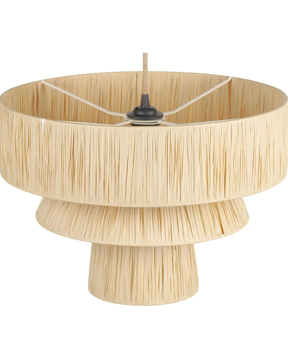 Candeeiro Suspenso Em Papel Natural Chambo