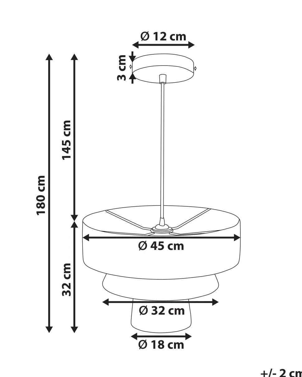 Candeeiro Suspenso Em Papel Natural Chambo