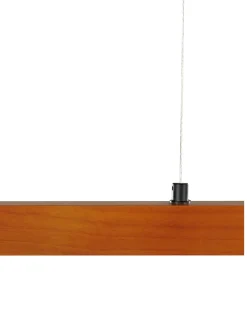 Candeeiro Suspenso Led Com Escurecimento Em Madeira Escura Stewarts