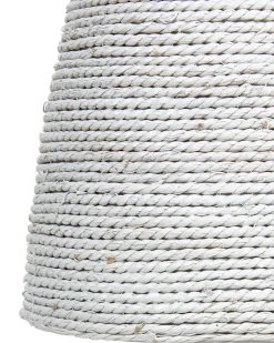 Candeeiro Suspenso Para 3 Lampadas Em Palha Multicolor Endrick