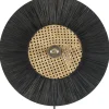 Candeiro De Parede Em Papel Preto 50 Cm Yaapi