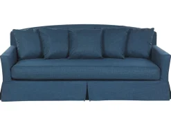 Capa De Sofa 3 Lugares Azul Escura Gilja