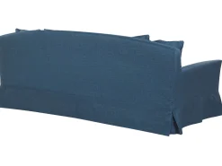 Capa De Sofa 3 Lugares Azul Escura Gilja