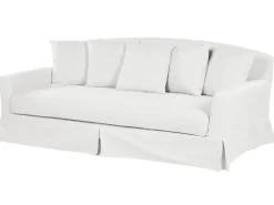 Capa De Sofa 3 Lugares Branca Gilja
