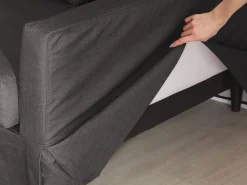 Capa De Sofa 3 Lugares Cinzento Escuro Gilja